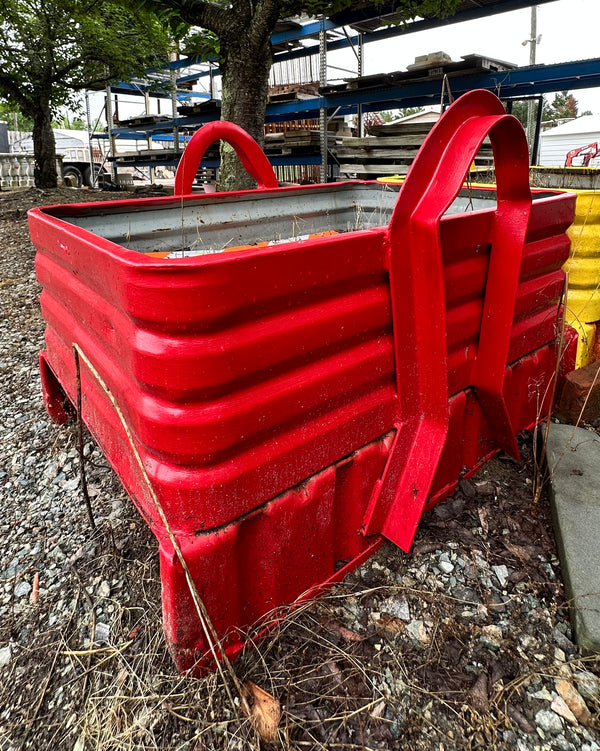 Reclaimed Painted Steel Factory Bin GA20127