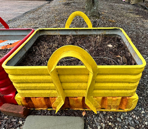 Reclaimed Painted Steel Factory Bin GA20128