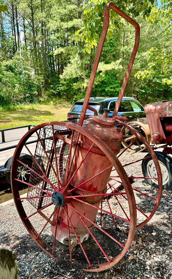 Antique Fire Extinguisher Cart GA20132