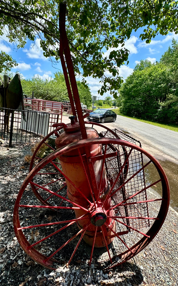 Antique Fire Extinguisher Cart GA20132