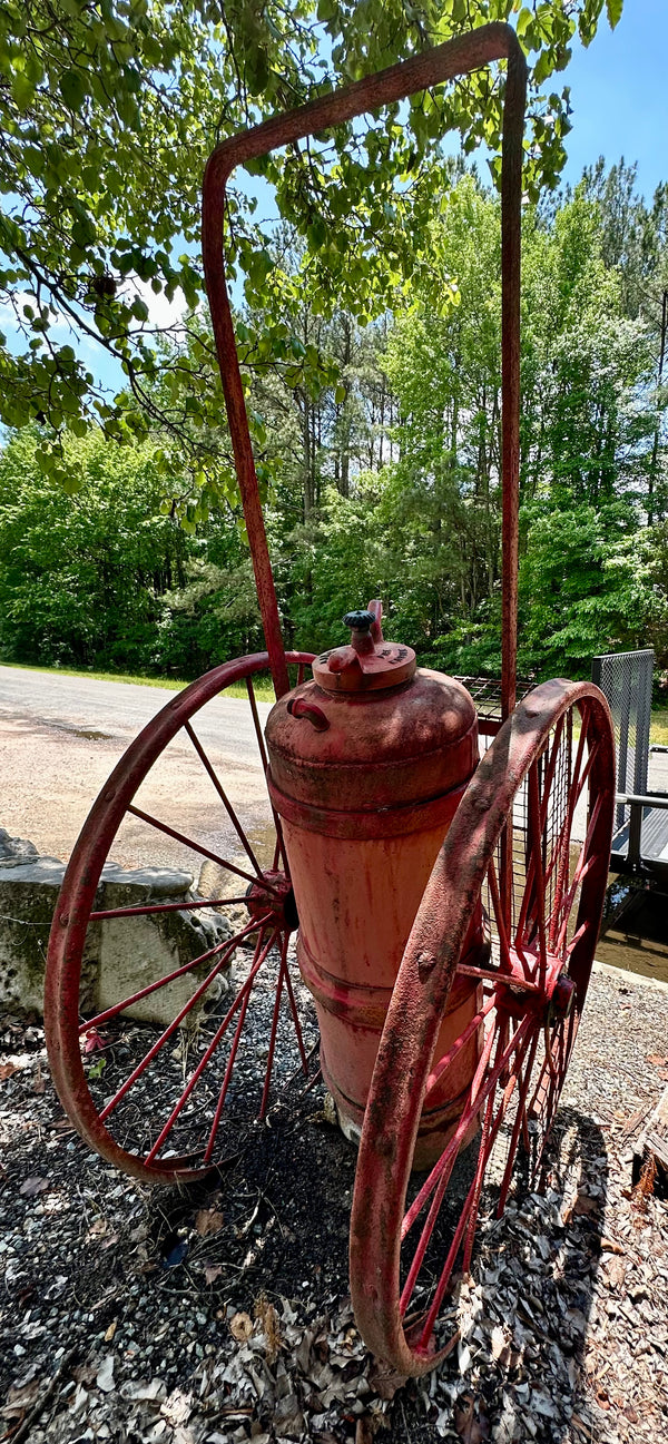 Antique Fire Extinguisher Cart GA20132