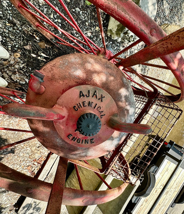 Antique Fire Extinguisher Cart GA20132