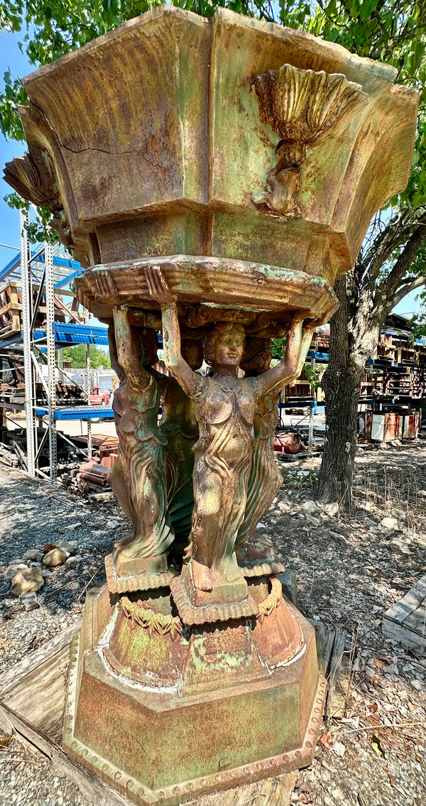 Bronze Grecian Style Sculpture Fountain - No Plumbing GA20143