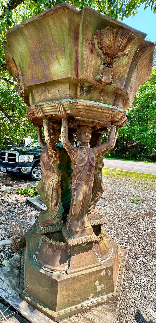 Bronze Grecian Style Sculpture Fountain - No Plumbing GA20143