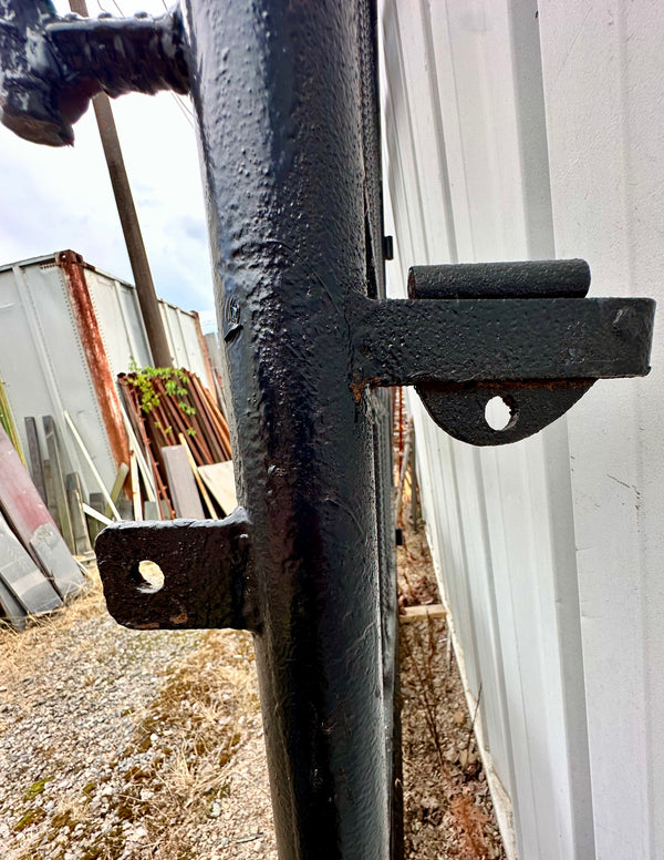 Ornate Painted Iron Driveway Gate Pair GA20154