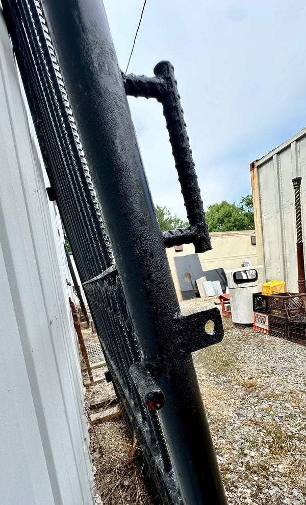 Ornate Painted Iron Driveway Gate Pair GA20154