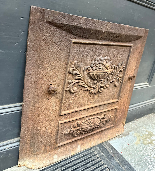 Antique Iron Fireplace Cornucopia Summer Cover GA20156