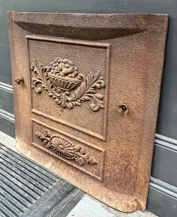 Antique Iron Fireplace Cornucopia Summer Cover GA20156