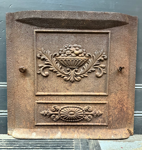 Antique Iron Fireplace Cornucopia Summer Cover GA20156