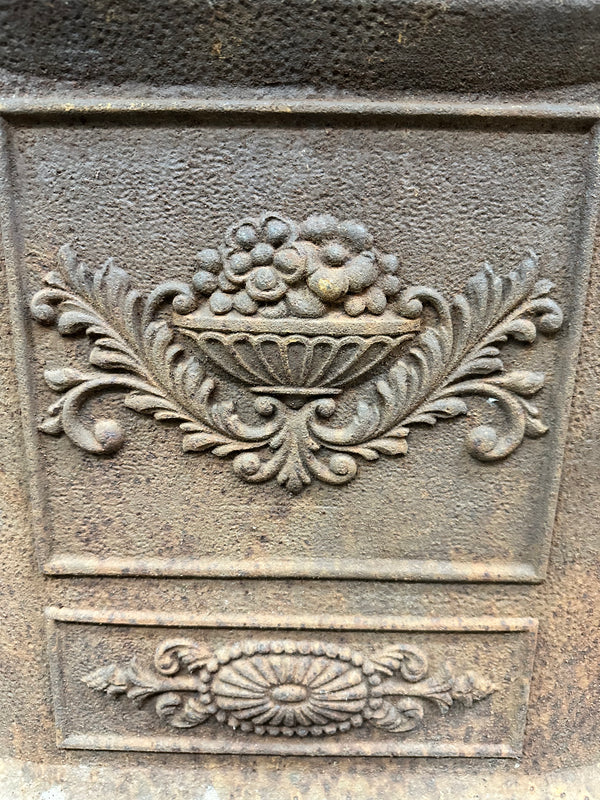 Antique Iron Fireplace Cornucopia Summer Cover GA20156