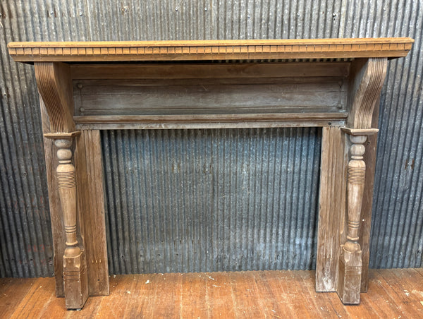 Ornate Art Deco Fireplace Mantel 60"  Wide by 46" Tall GA9631