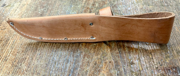 Engraved 'D. Sebra' D2 Steel and Wood Hunting Knife Made in VA GA20163