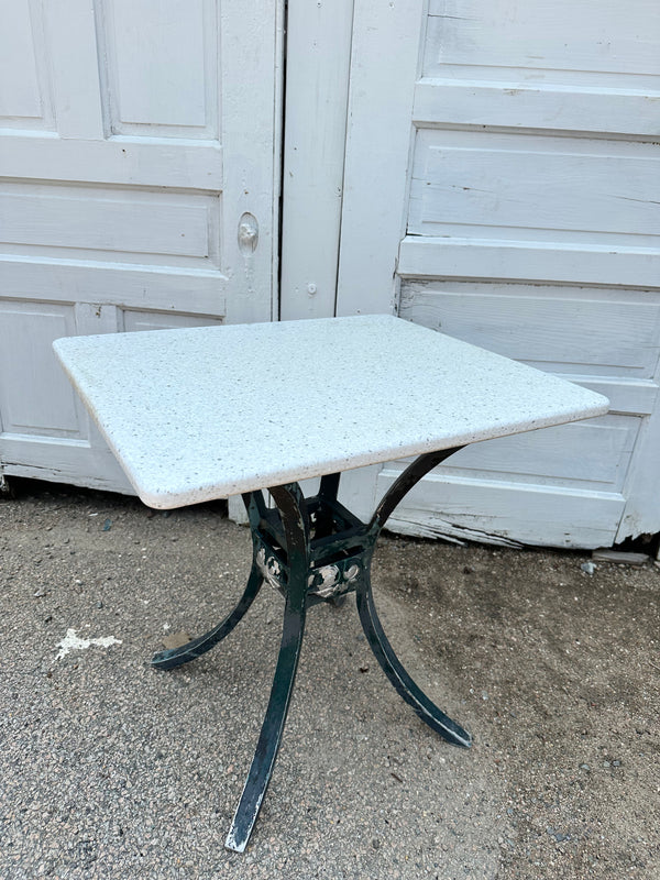 Outdoor Patio Cast Aluminum Table Bases w/ Coriander Table Tops GA20168