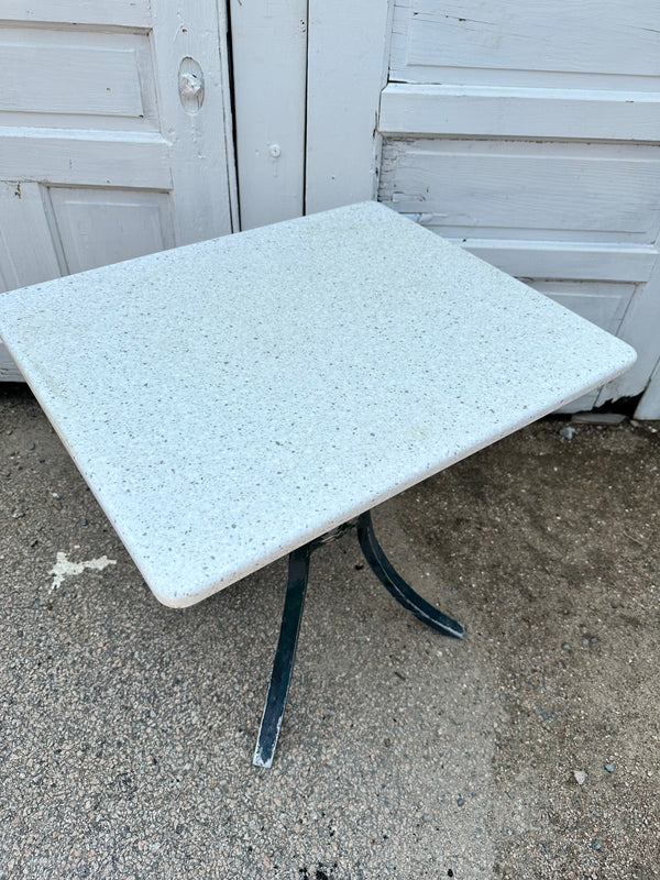 Outdoor Patio Cast Aluminum Table Bases w/ Coriander Table Tops GA20168