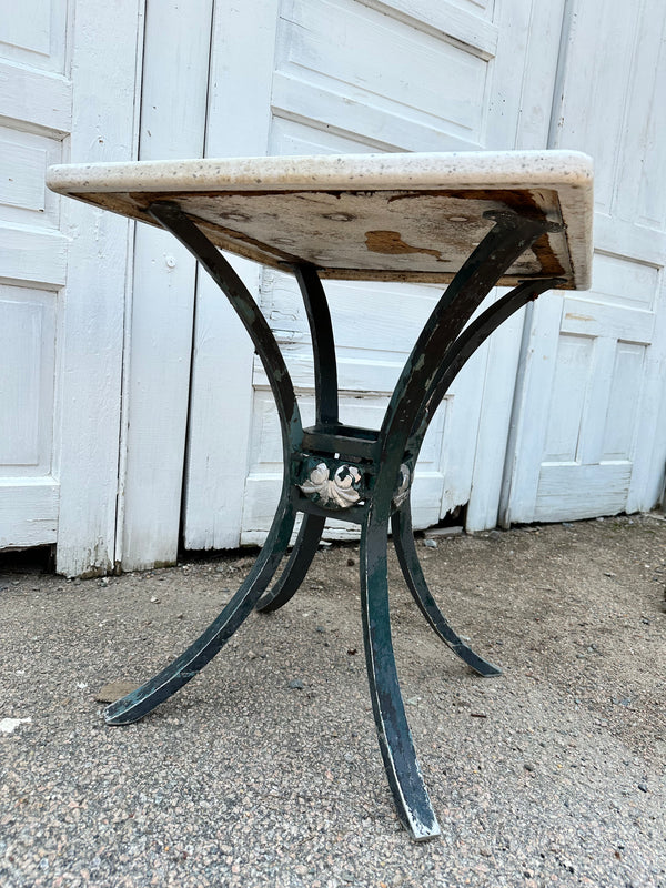 Outdoor Patio Cast Aluminum Table Bases w/ Coriander Table Tops GA20168