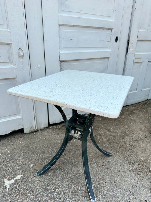Outdoor Patio Cast Aluminum Table Bases w/ Coriander Table Tops GA20168