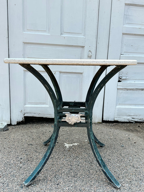 Outdoor Patio Cast Aluminum Table Bases w/ Coriander Table Tops GA20168