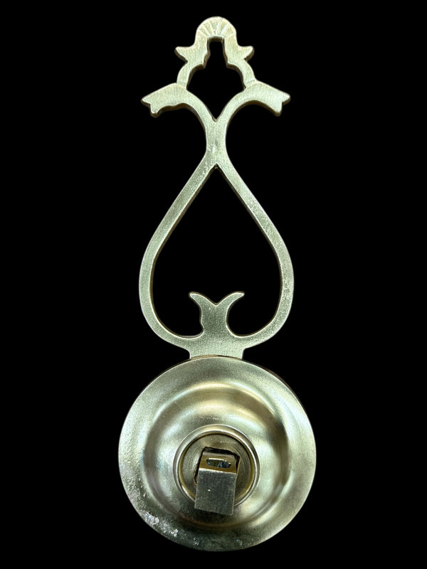 Brass Candle Wall Sconce Pair GA20074