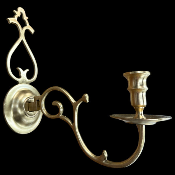 Brass Candle Wall Sconce Pair GA20074