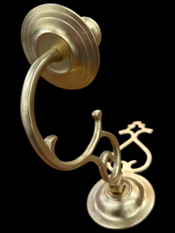 Brass Candle Wall Sconce Pair GA20074