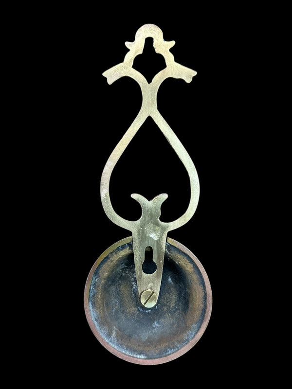Brass Candle Wall Sconce Pair GA20074
