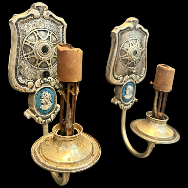 Brass Wall Sconce Pair GA20078