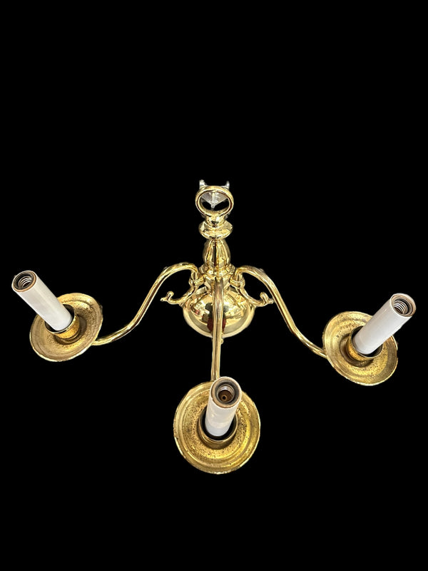 3-Arm Solid Brass Wall Sconce Set GA20092