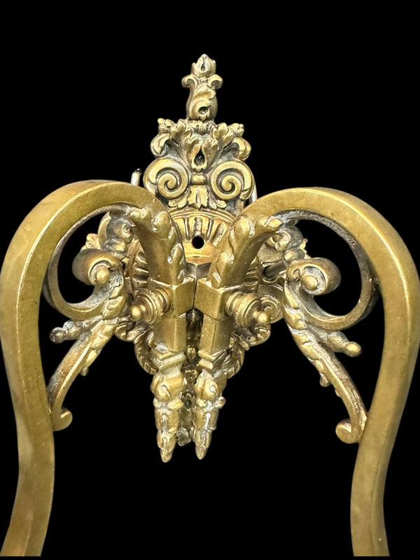 Brass Candle Wall Sconce Pair GA20094