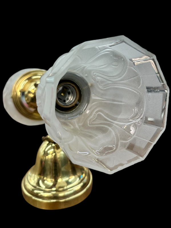 Brass Welsbach Reflex Inverted Gas/Electric Wall Sconce GA20095