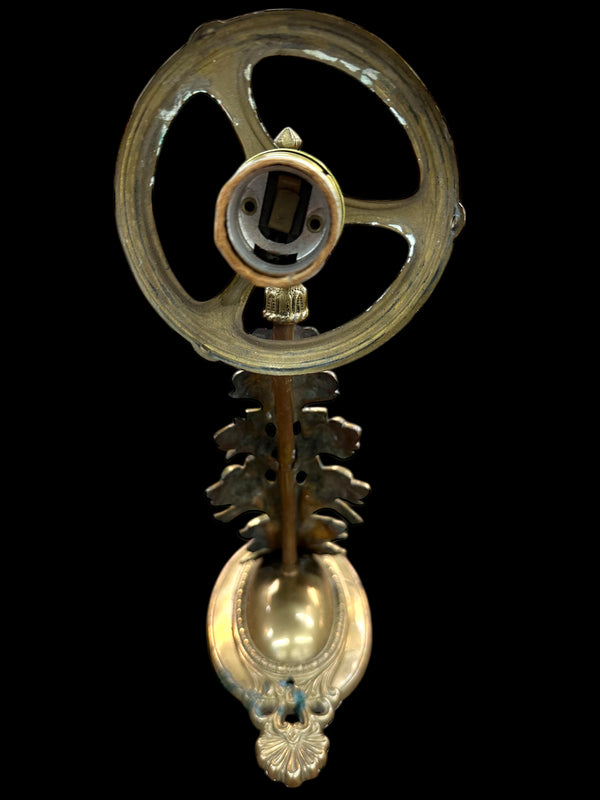 Art Nouveau Brass Wall Sconce Pair GA20096