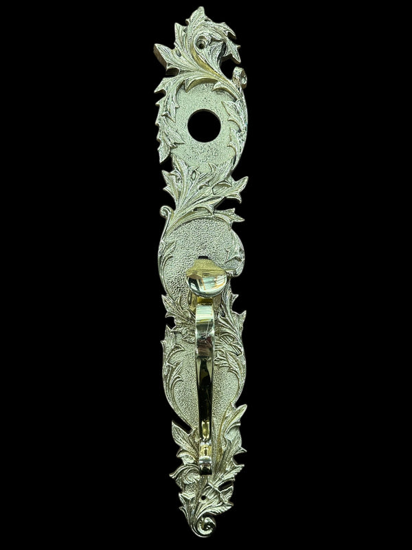 Antique Art Nouveau Brass Door Handle Pair GA1031