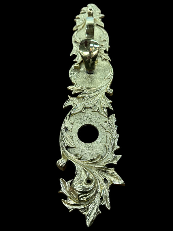 Antique Art Nouveau Brass Door Handle Pair GA1031