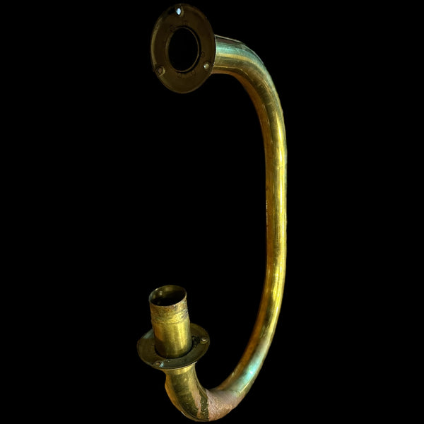 Set of 4 Solid Brass Bar Handrails w/ Flanges GA20118
