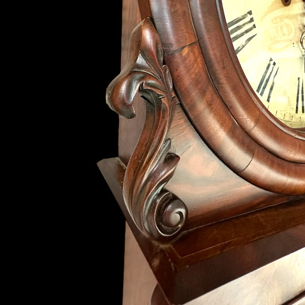 Antique Mahogany Wall/Tavern Clock Of Grand Proportions By Smith & Sons GA20149