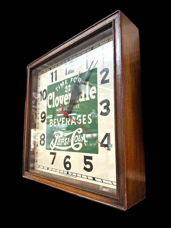 Cloverdale Pepsi-Cola Beverages Wall Clock GA20151
