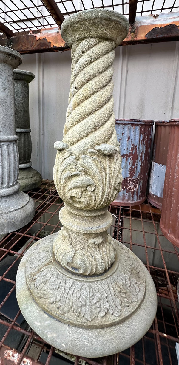 Unique Stones  Concrete Bird Bath Pedestal GA20190