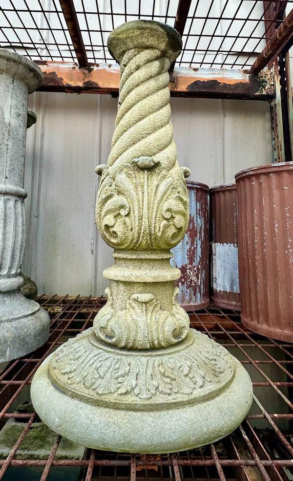 Unique Stones  Concrete Bird Bath Pedestal GA20190