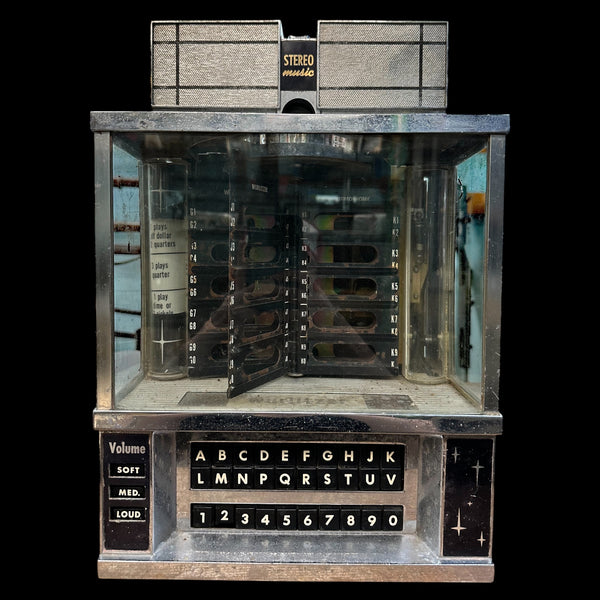 Wurlitzer Wallbox Stereo Music Table Top Jukebox GA20194