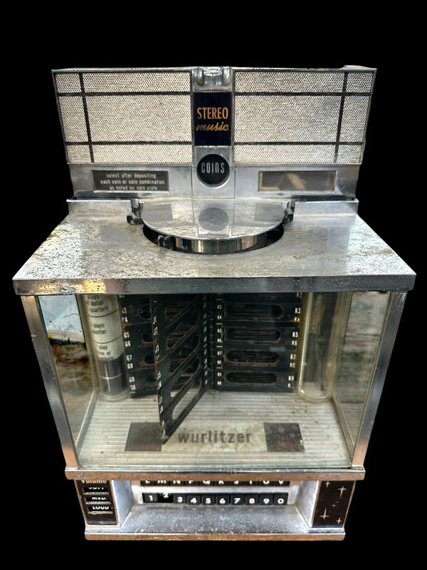 Wurlitzer Wallbox Stereo Music Table Top Jukebox GA20194