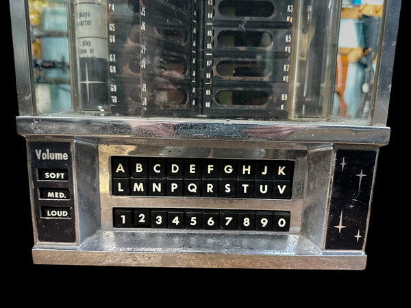 Wurlitzer Wallbox Stereo Music Table Top Jukebox GA20194