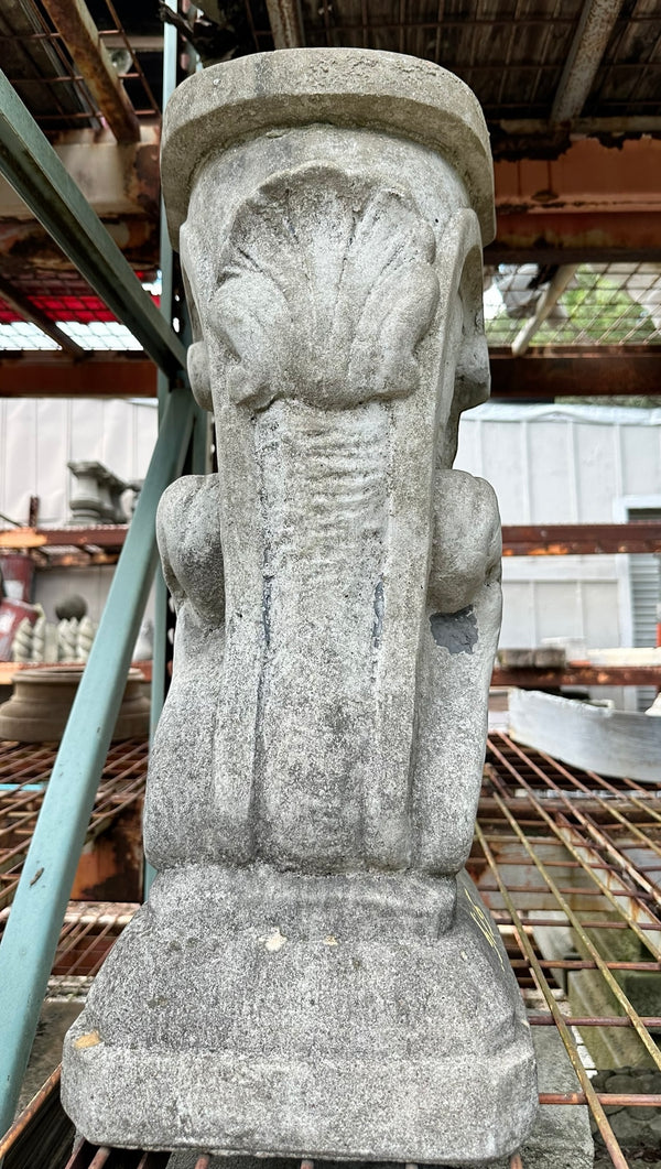 Outdoor Concrete Scrolled Pedestal Base GA20198
