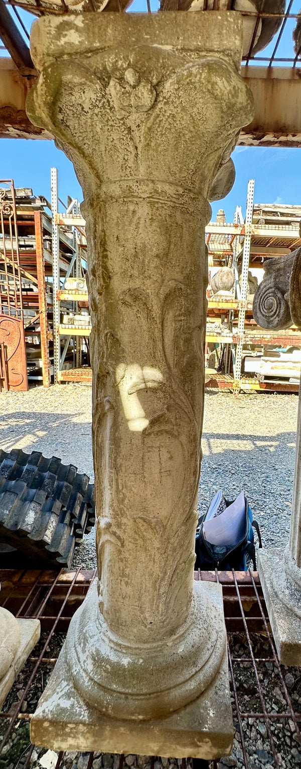 Concrete Floral Design Pedestal GA20203