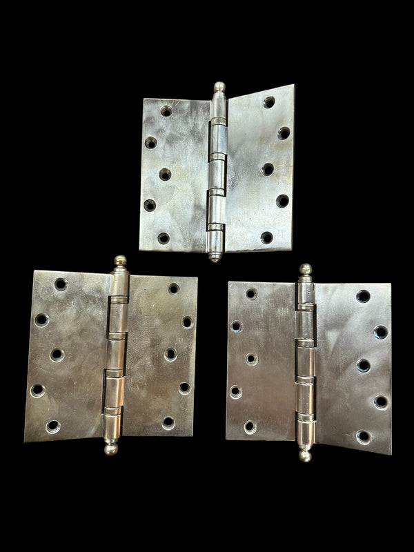 Set of 3 Brass Offset Door Hinges GA20217