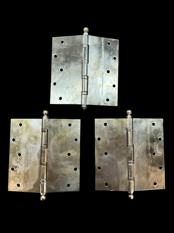 Set of 3 Brass Offset Door Hinges GA20217