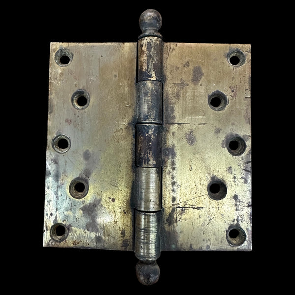 Set of 3 Brass Sargent & Co. Offset Door Hinges GA20220