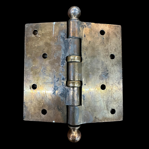 Set of 5 Pairs of Bronze Offset Door Hinges GA20221