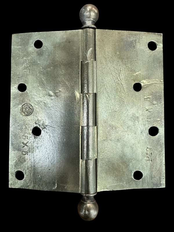Y&T Yellow Brass Ball Tip Door Hinge Pair GA20225