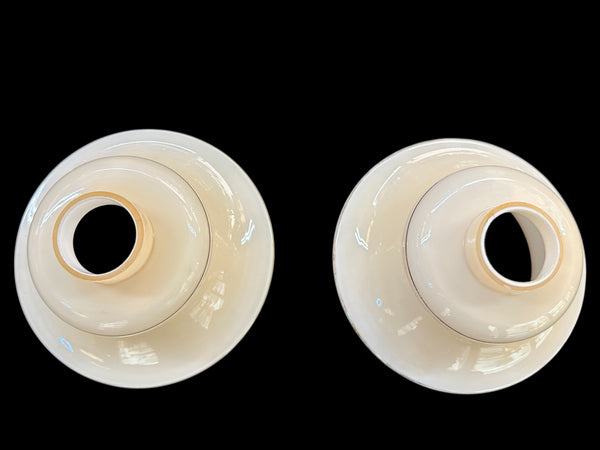 Pair of Uranium/Vaseline Glass Shades GA20237