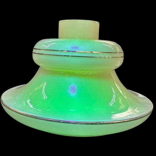 Pair of Uranium/Vaseline Glass Shades GA20237