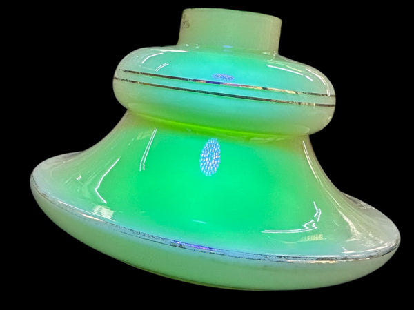 Pair of Uranium/Vaseline Glass Shades GA20237